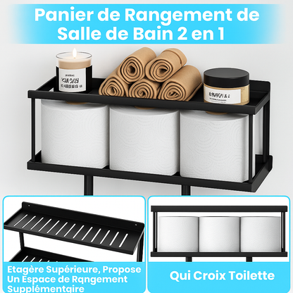 Rangement pour serviettes de bain