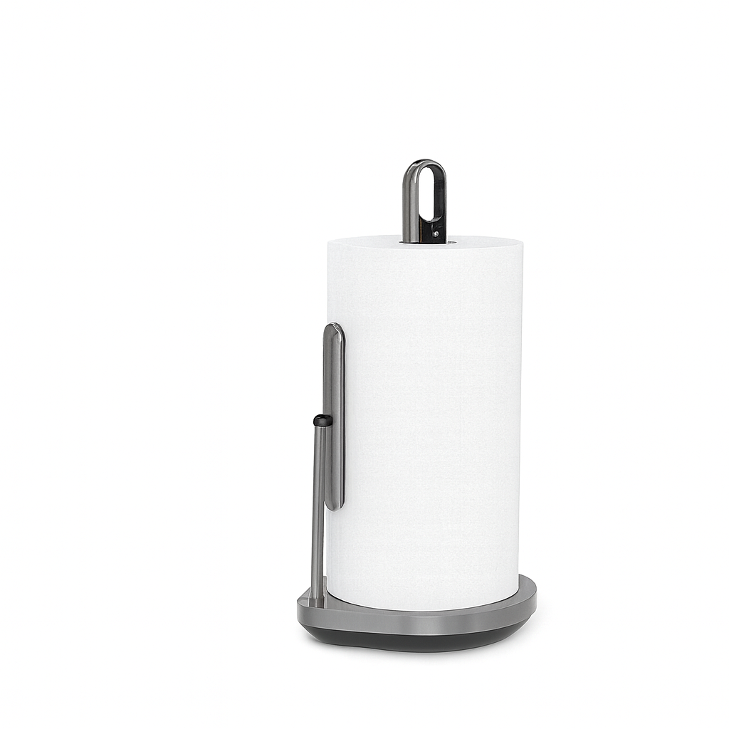 Porte-serviettes et papier sur le pied 