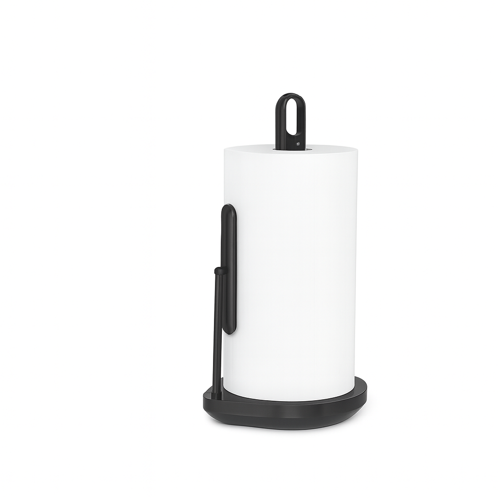 Porte-serviettes et papier sur le pied 