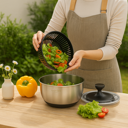Ensemble essoreuse à salade 2 pièces sans couvercle
