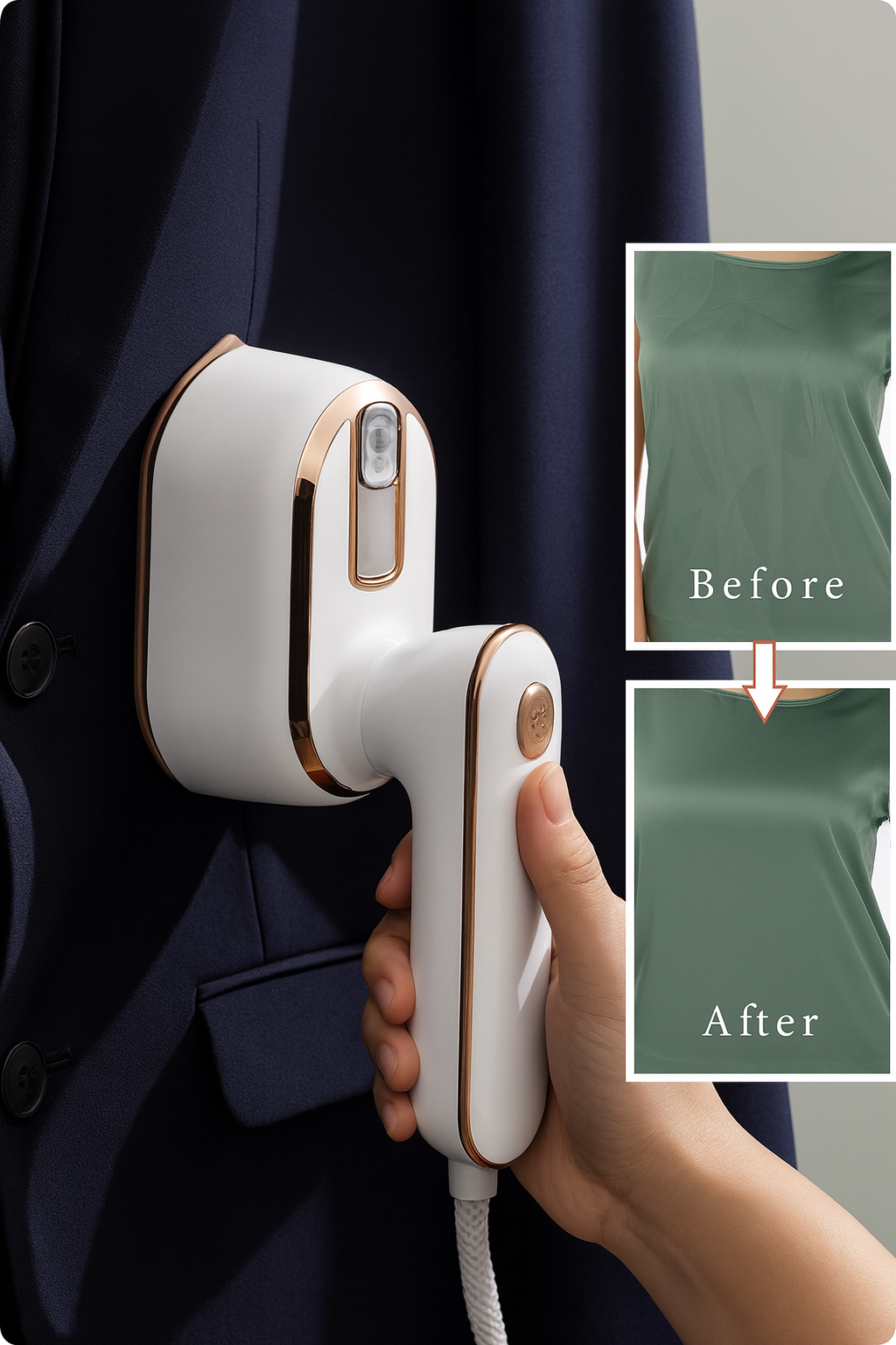 Vaporisateur portable Fer à repasser pour vêtements