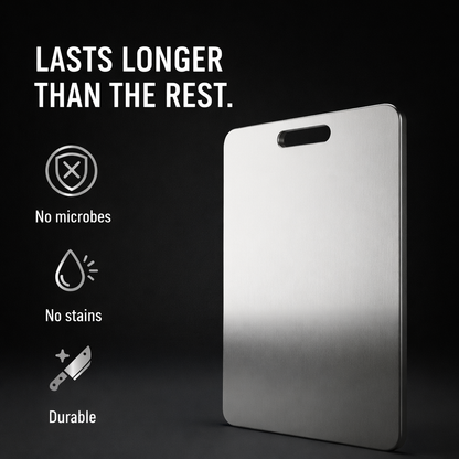Titanium cutting board deluxe