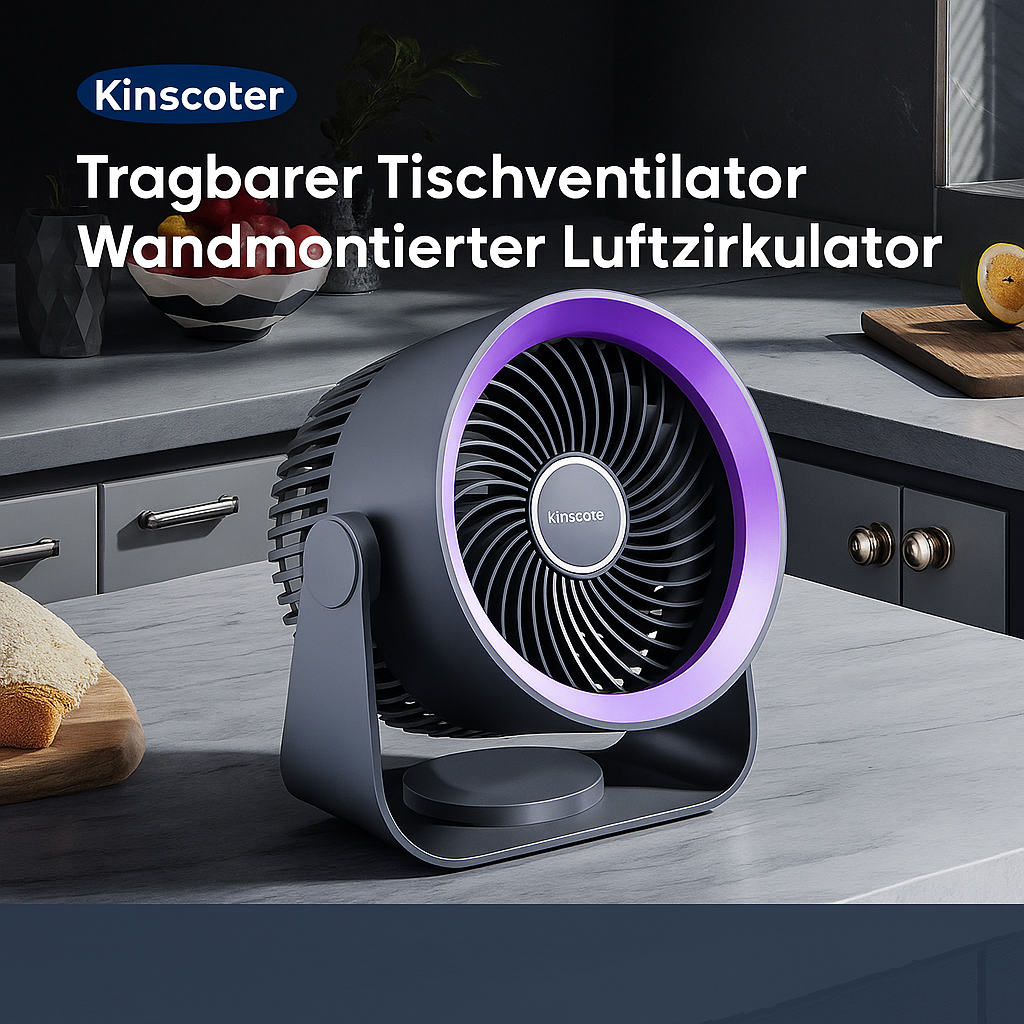 Ventilateur portable sans fil multifonctionnel