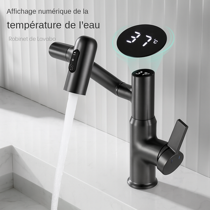 Robinet de salle de bain pivotant Lefton