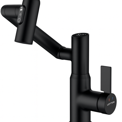 Robinet de salle de bain pivotant Lefton