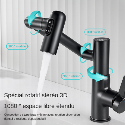 Robinet de salle de bain pivotant Lefton