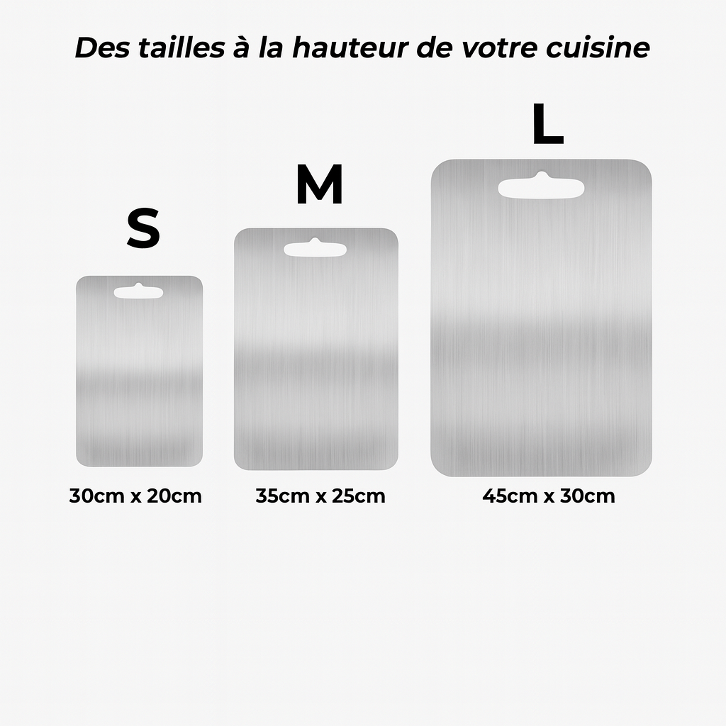 Planche à découper en titane
