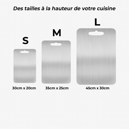 Planche à découper en titane