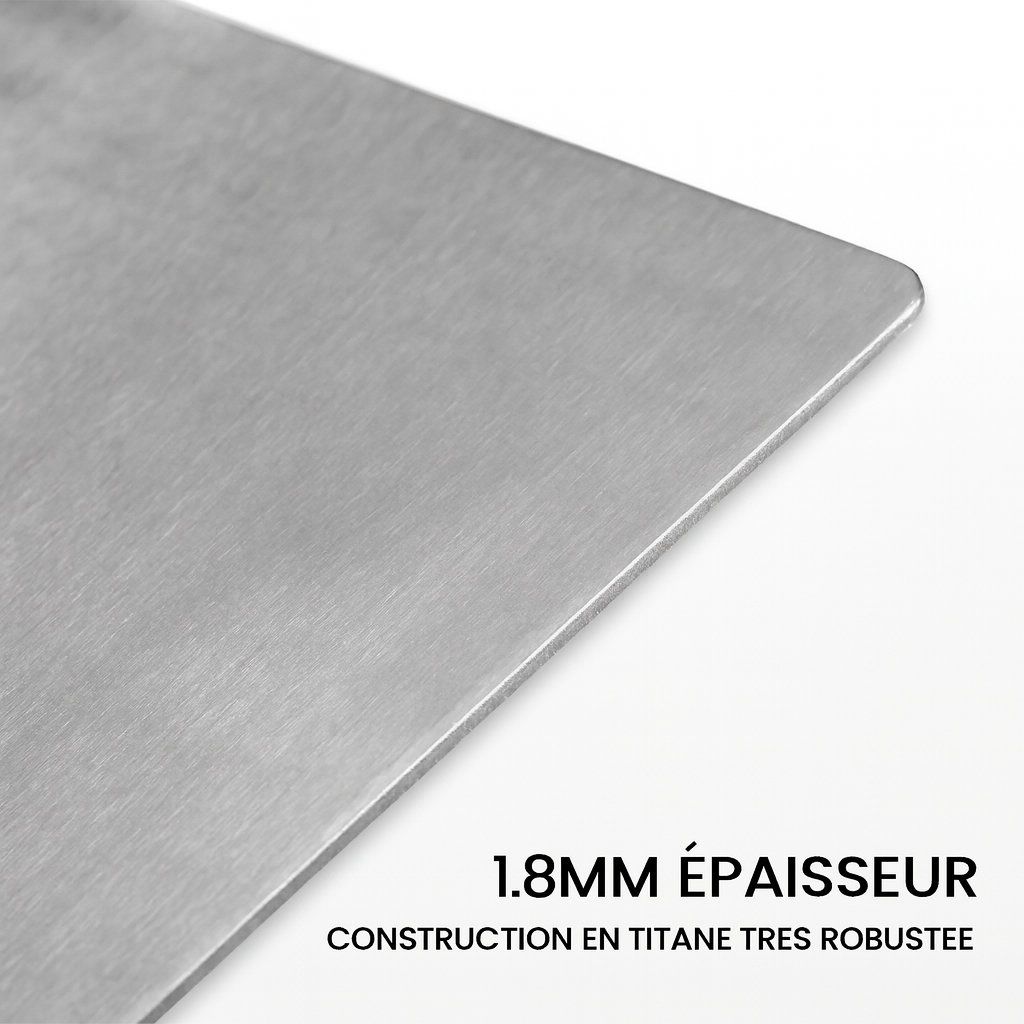 Planche à découper en titane