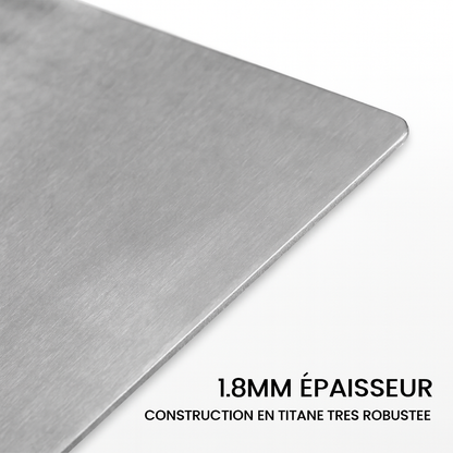 Planche à découper en titane