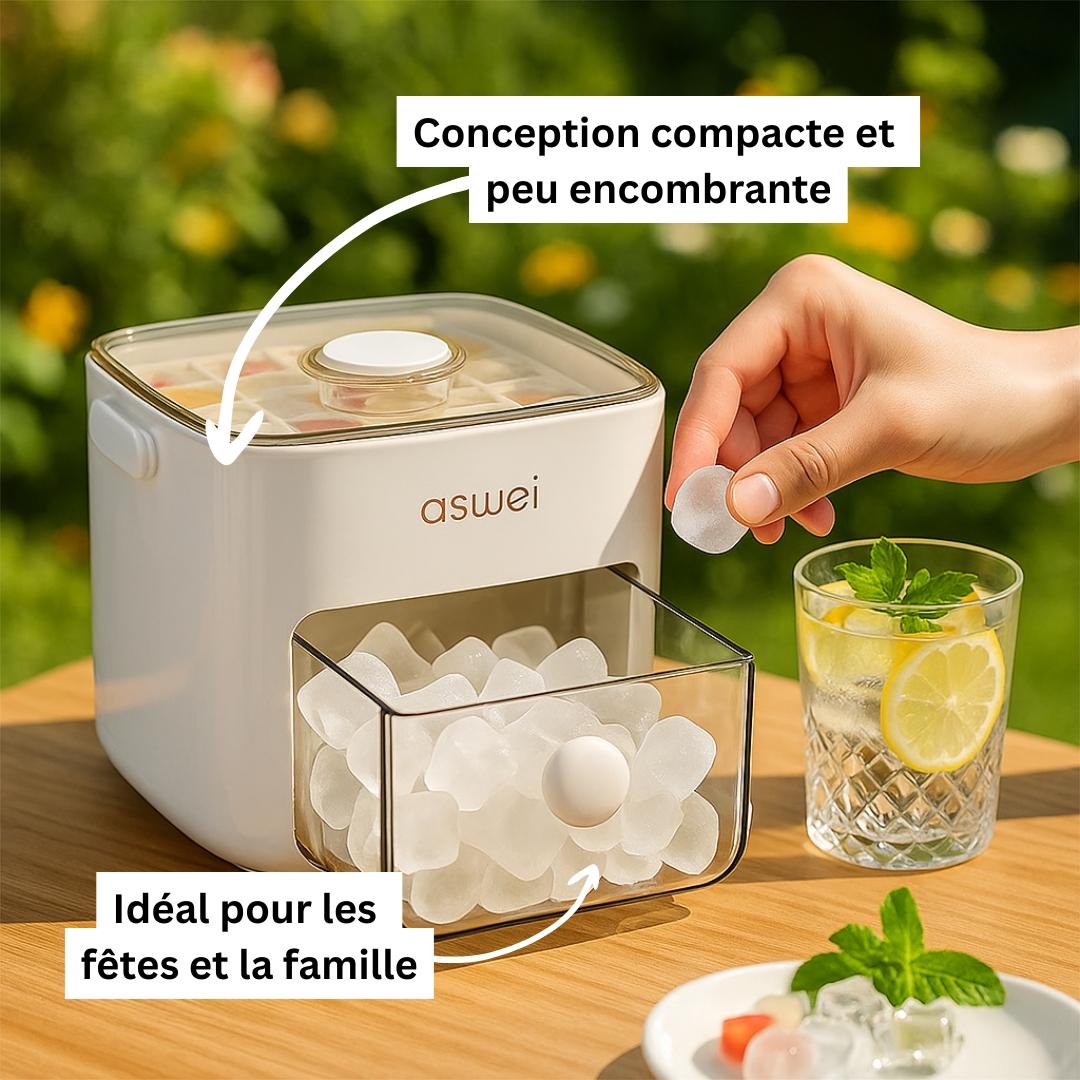 Machine à glaçons avec Easy-press