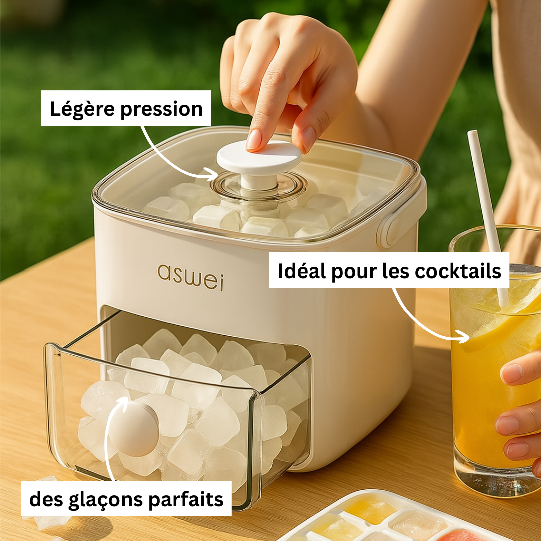 Machine à glaçons avec Easy-press