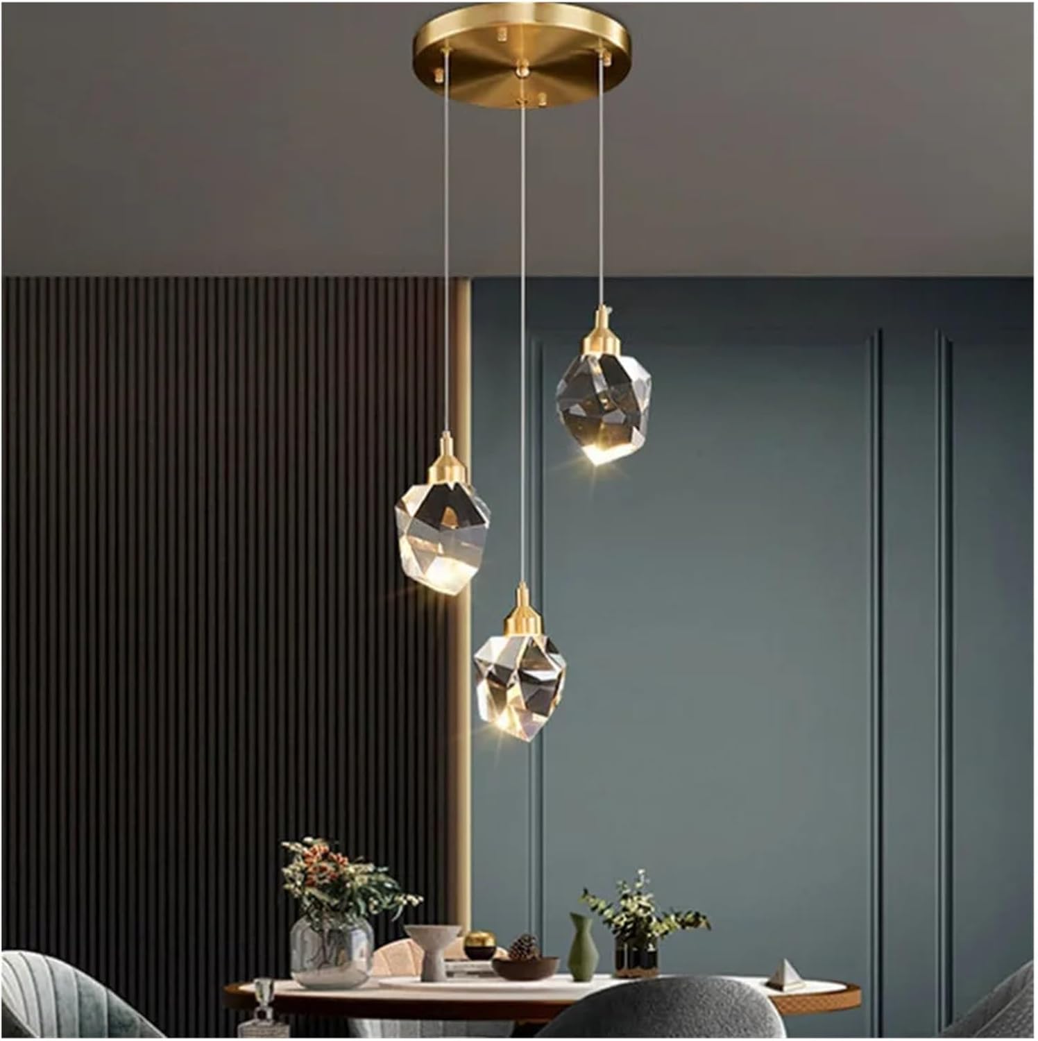 Lampe en cristal élégante