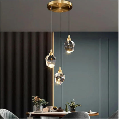 Lampe en cristal élégante