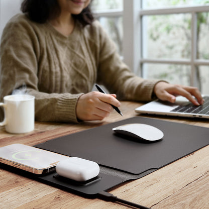 Sacoche pour ordinateur portable 4 en 1 avec chargement sans fil