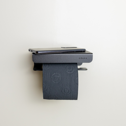 Porte-papier toilette avec étagère