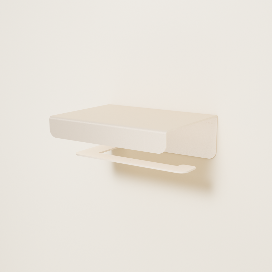 Porte-papier toilette avec étagère
