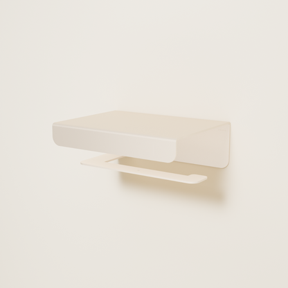 Porte-papier toilette avec étagère