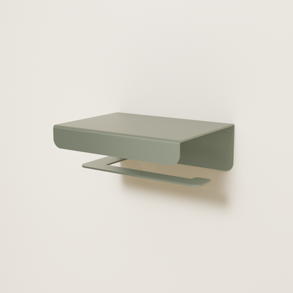 Porte-papier toilette avec étagère