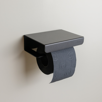 Porte-papier toilette avec étagère