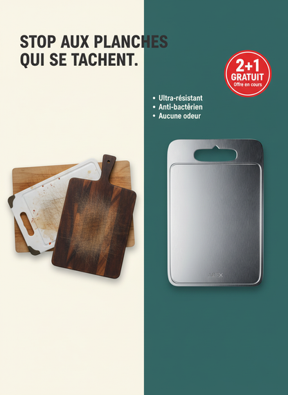 Planche à découper en titane Pro