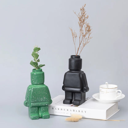 vases robots en céramique
