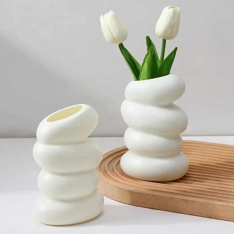 Vase en spirale