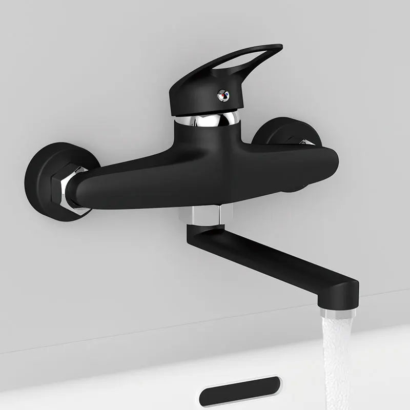 Robinet mural avec mitigeur monocommande