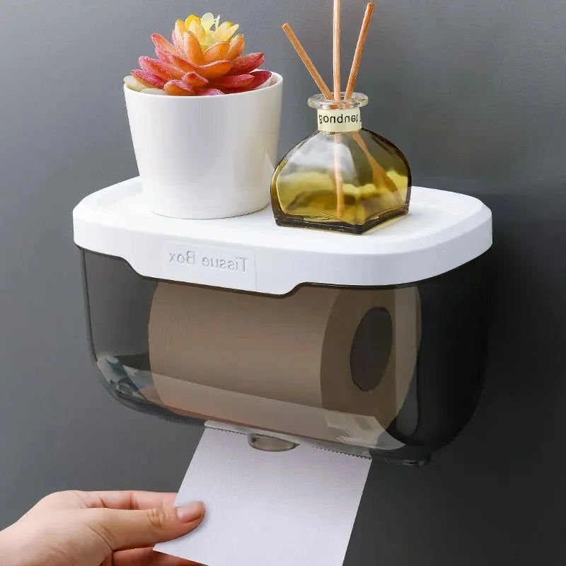Porte-papier toilette mural étanche