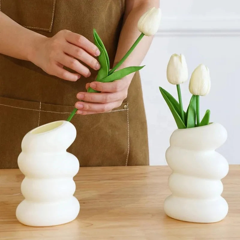 Vase en spirale