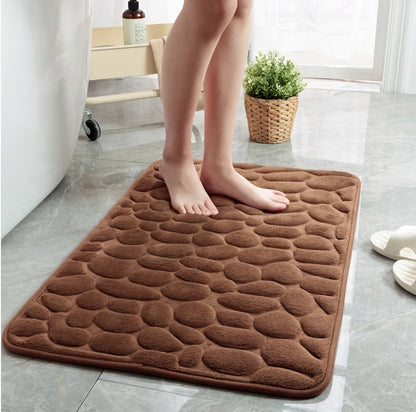 Tapis de bain antidérapant en relief