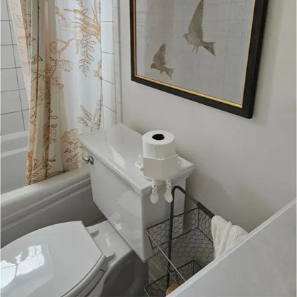 Porte-papier toilette effet journal