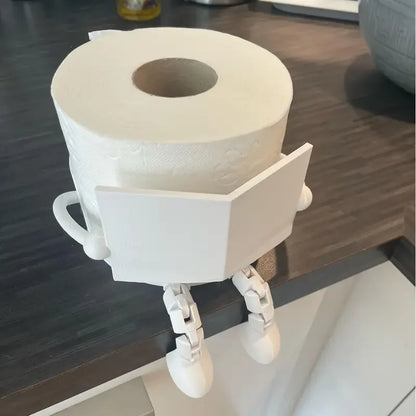 Porte-papier toilette effet journal
