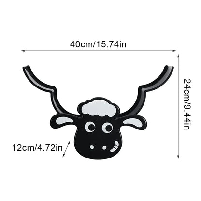 Porte-papier toilette mural en forme de mouton