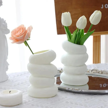 Vase en spirale