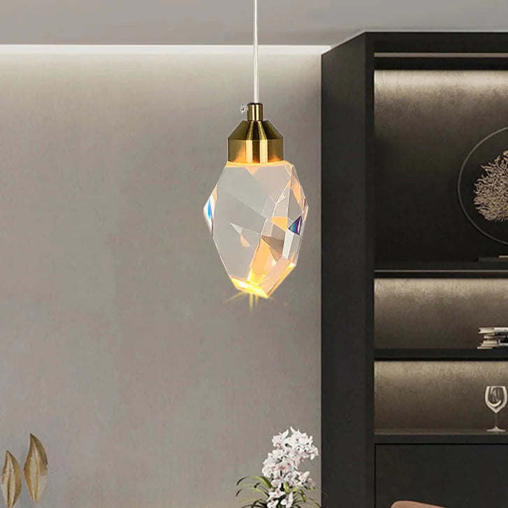 Lampe en cristal élégante