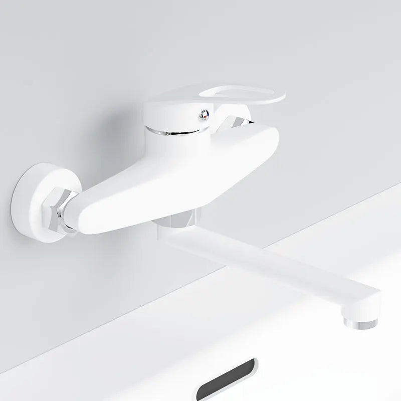 Robinet mural avec mitigeur monocommande