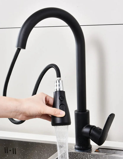 robinet de cuisine en acier inoxydable