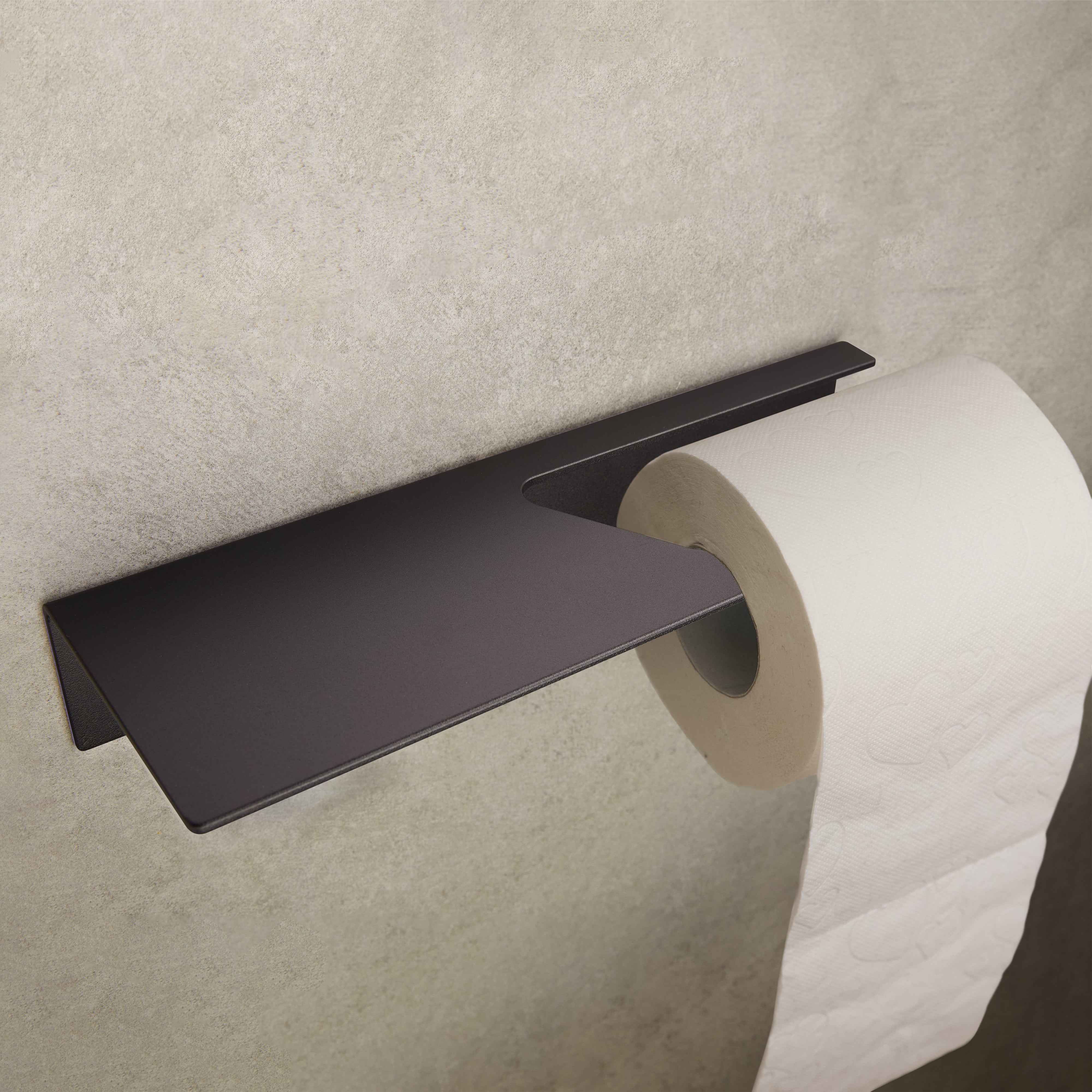 Porte-papier toilette sans perçage avec étagère