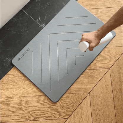 Tapis de bain en terre de diatomées