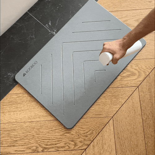 Tapis de bain en terre de diatomées