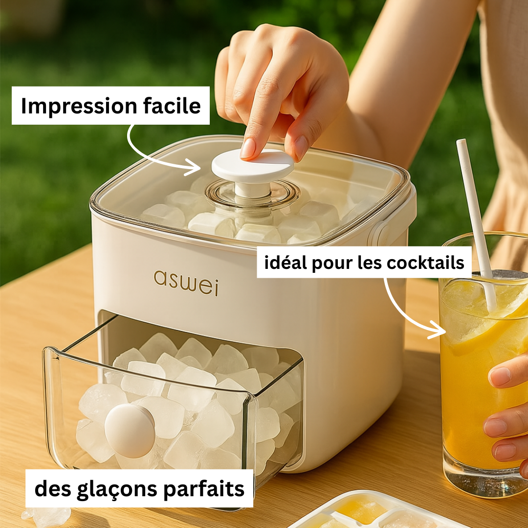 Machine à glaçons avec Easy-press
