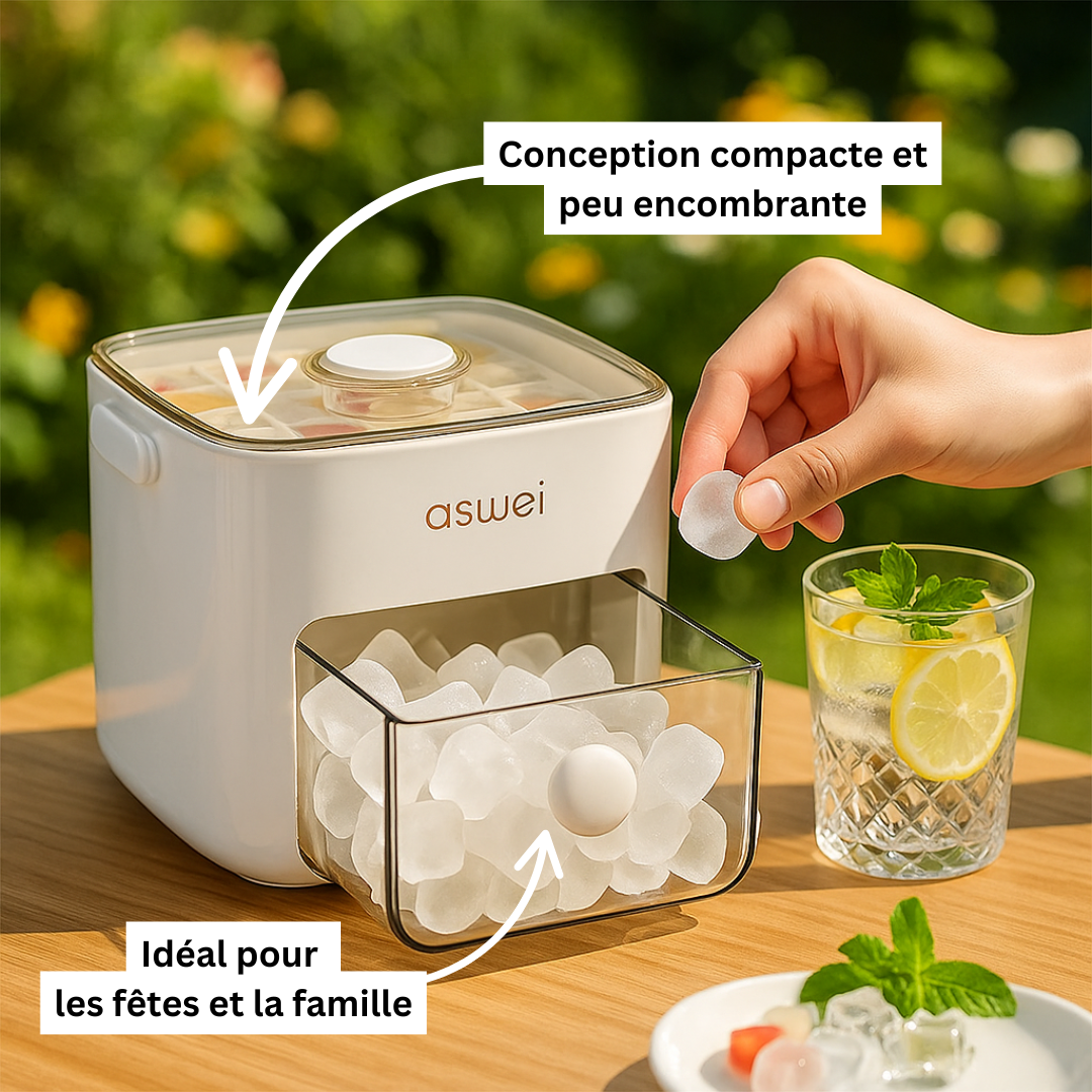 Machine à glaçons avec Easy-press
