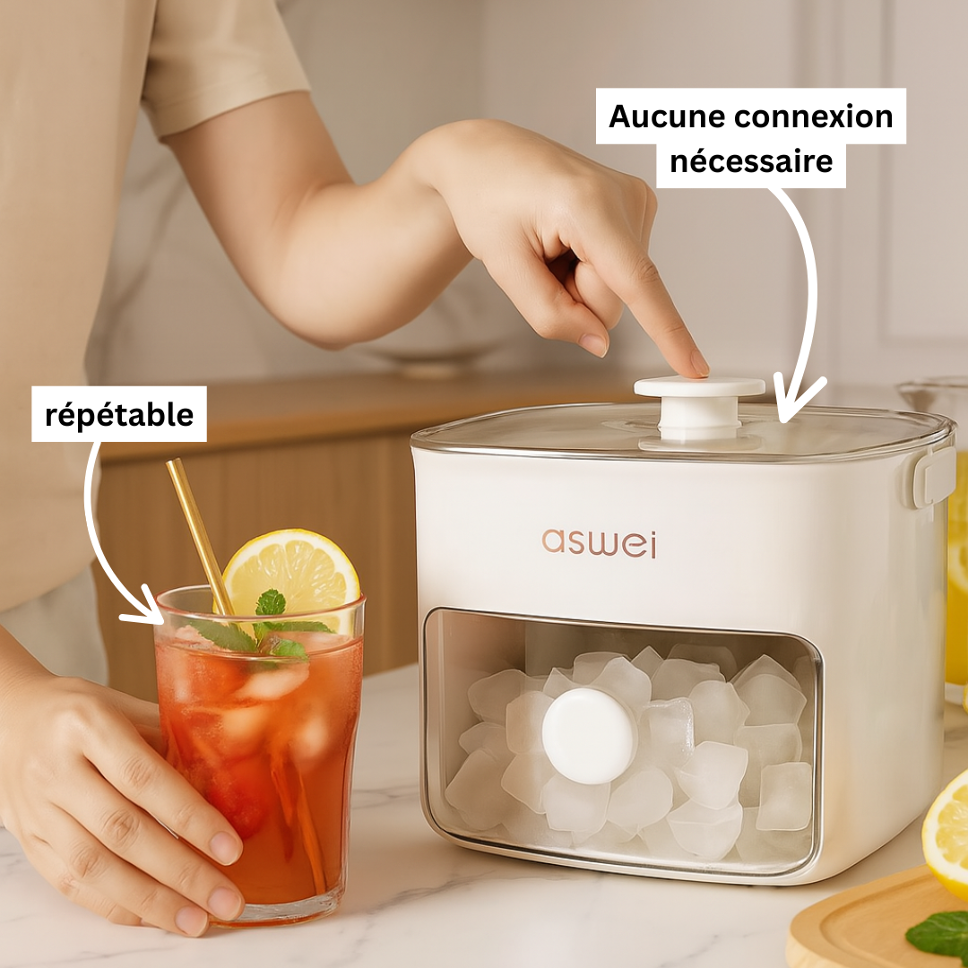 Machine à glaçons avec Easy-press