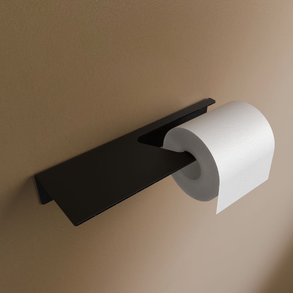 Porte-papier toilette sans perçage avec étagère