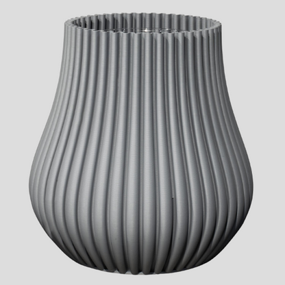 Vase 3D Blanc Pur