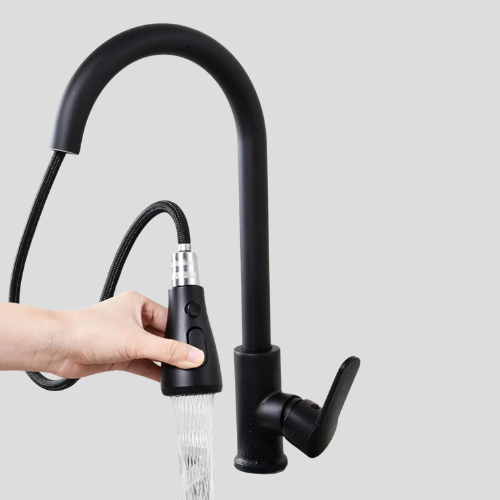 robinet de cuisine en acier inoxydable