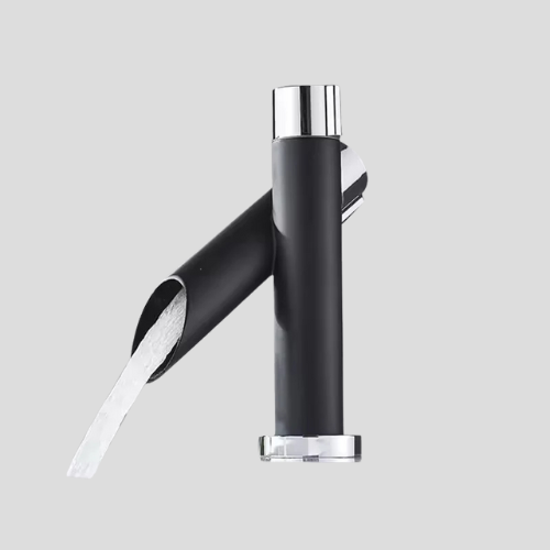 Mitigeur de lavabo en laiton noir