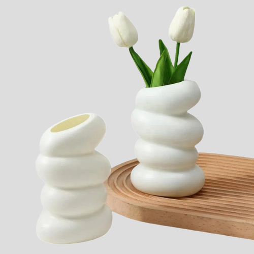Vase en spirale