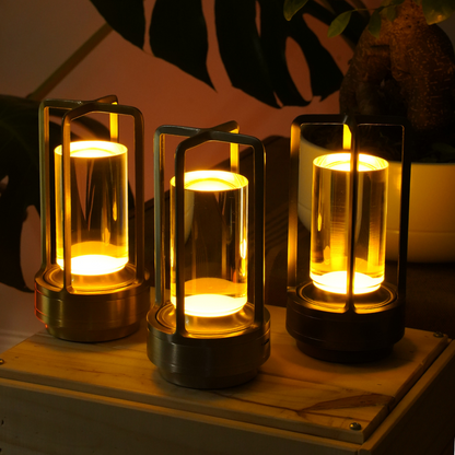 Lanterne en cristal chaude